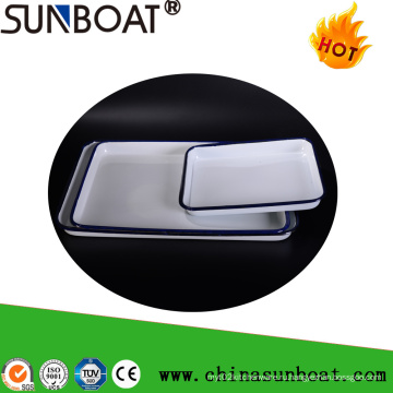 Sunboat Эмаль Выпечки Лоток Медицины Квадратной Пластины